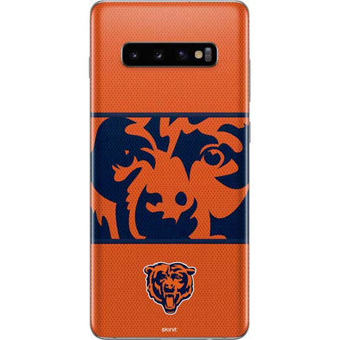 NFL Chicago Bears Zone Block Galaxy S10 Plus Skin