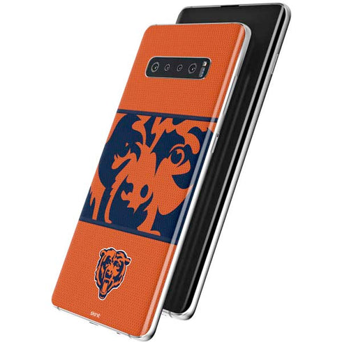 NFL Chicago Bears Zone Block Galaxy S10 Plus Skin