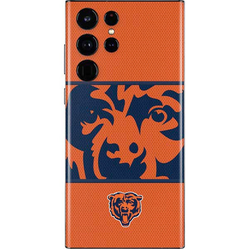 NFL Chicago Bears Zone Block Galaxy S22 Ultra Skin
