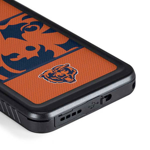 NFL Chicago Bears Zone Block Galaxy S23 Waterproof Case