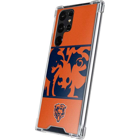 NFL Chicago Bears Zone Block Galaxy S24 Ultra Clear Case