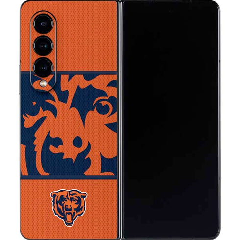 NFL Chicago Bears Zone Block Galaxy Z Fold4 5G Skin