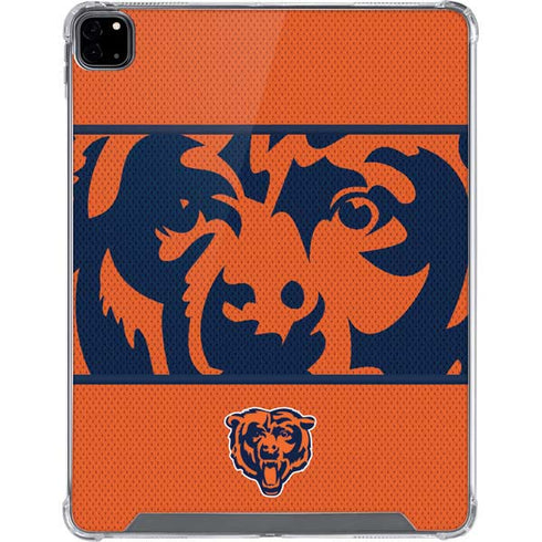 NFL Chicago Bears Zone Block iPad Pro 12.9in (2020) Clear Case