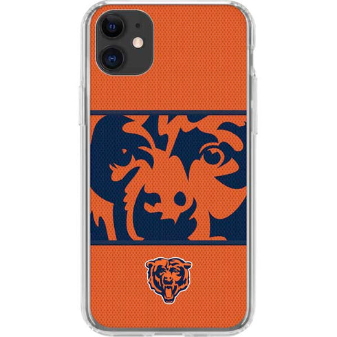 NFL Chicago Bears Zone Block iPhone 11 Clear Case