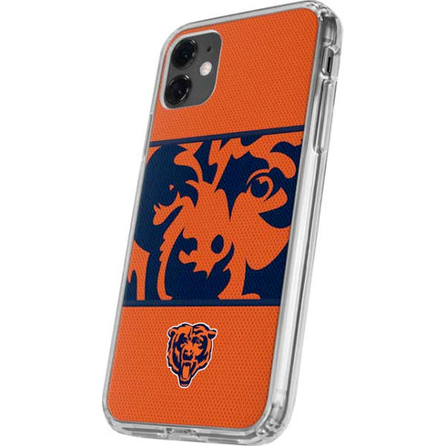 NFL Chicago Bears Zone Block iPhone 11 Clear Case