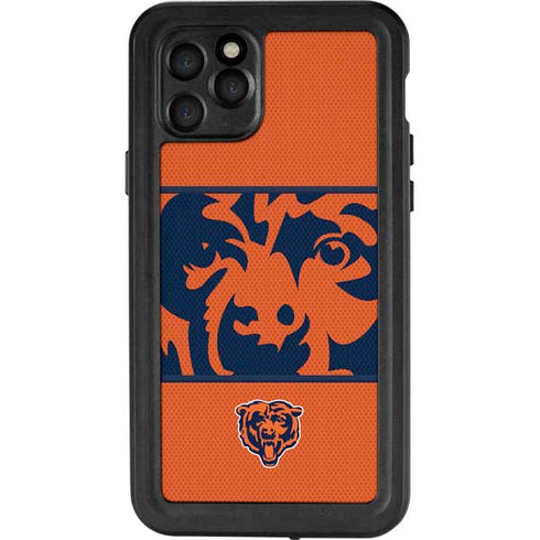 NFL Chicago Bears Zone Block iPhone 11 Pro Waterproof Case