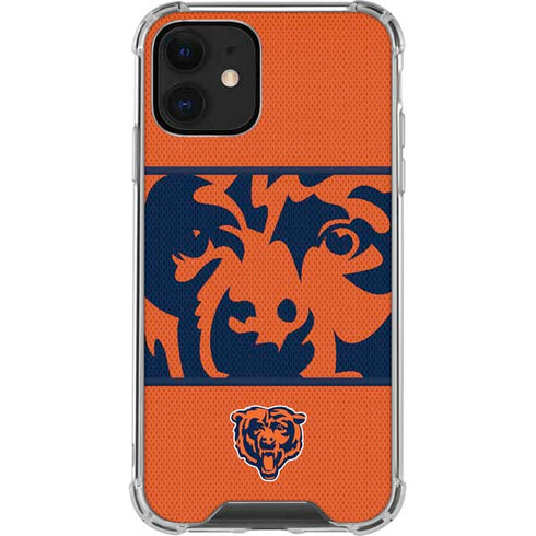 NFL Chicago Bears Zone Block iPhone 12 Clear Case