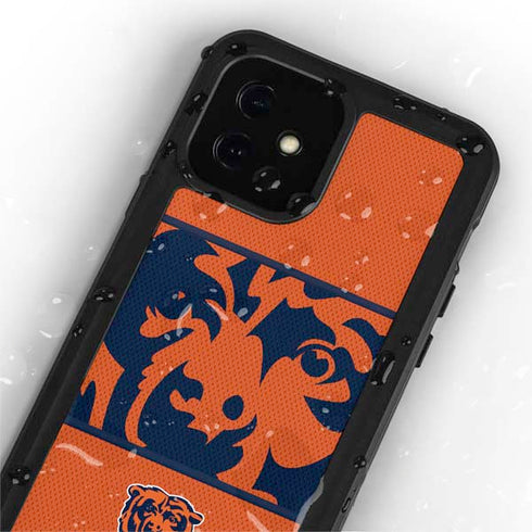 NFL Chicago Bears Zone Block iPhone 12 Mini Waterproof Case
