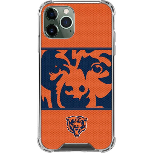 NFL Chicago Bears Zone Block iPhone 12 Pro Clear Case