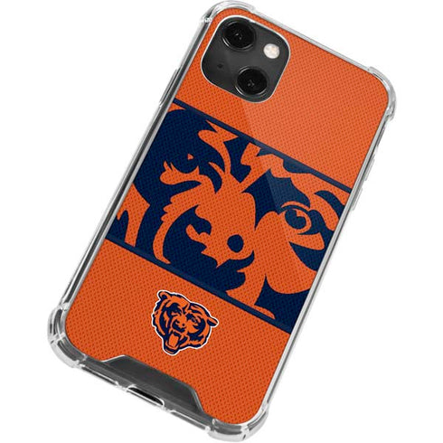 NFL Chicago Bears Zone Block iPhone 13 Mini Clear Case