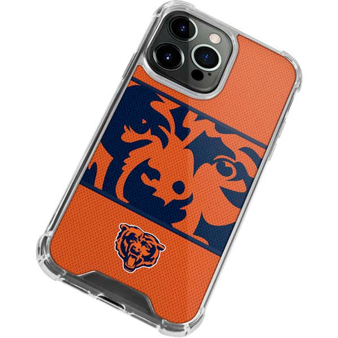 NFL Chicago Bears Zone Block iPhone 13 Pro Clear Case