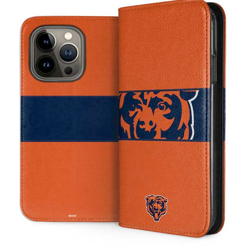 NFL Chicago Bears Zone Block iPhone 13 Pro Folio Case