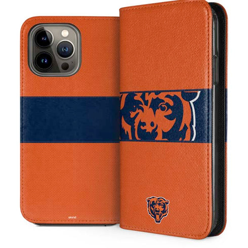 NFL Chicago Bears Zone Block iPhone 13 Pro Max Folio Case