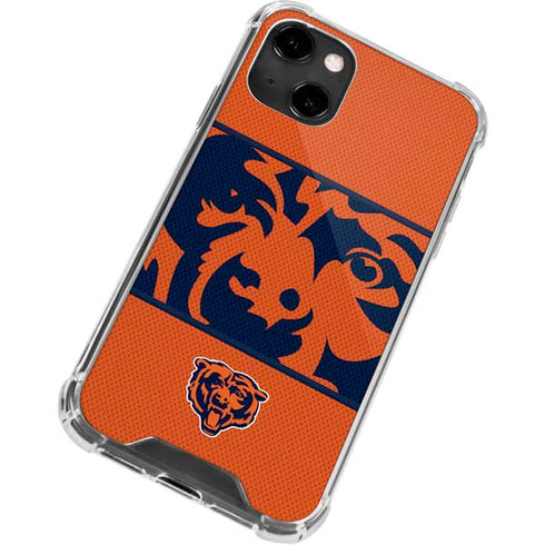 NFL Chicago Bears Zone Block iPhone 14 Clear Case