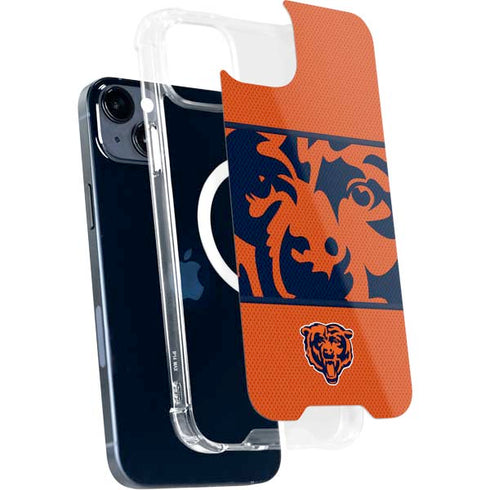 NFL Chicago Bears Zone Block iPhone 14 Plus MagSafe Case