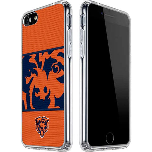 NFL Chicago Bears Zone Block iPhone SE (2nd & 3rd Gen) Clear Case