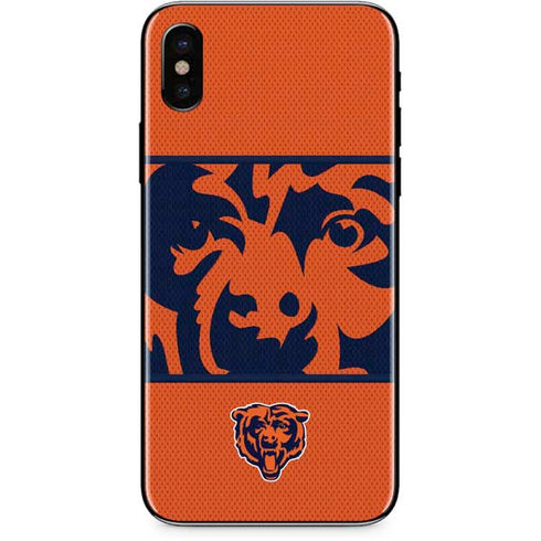 NFL Chicago Bears Zone Block iPhone X Skin
