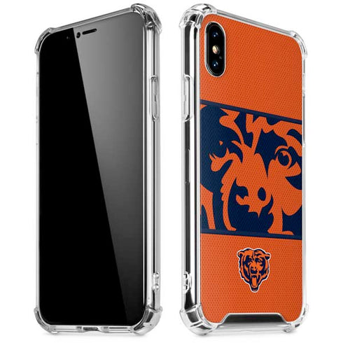 NFL Chicago Bears Zone Block iPhone XS Max Clear Case