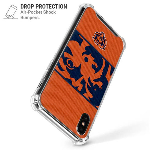 NFL Chicago Bears Zone Block iPhone XS Max Clear Case