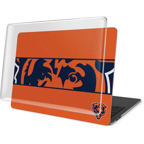 NFL Chicago Bears Zone Block MacBook Pro 16in (2019-20) Case plus Skin