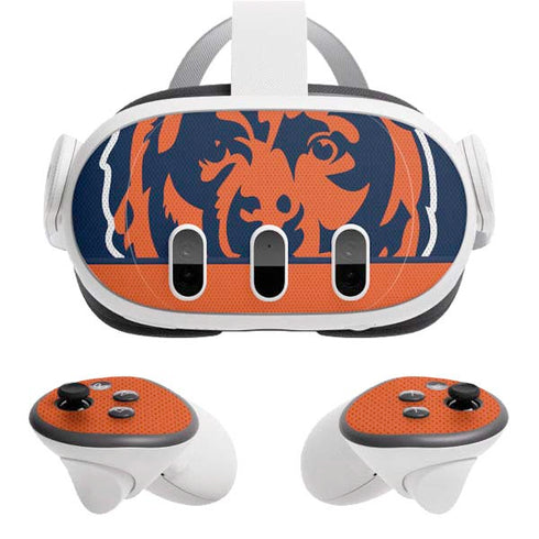 NFL Chicago Bears Zone Block Meta Quest 3 Skin