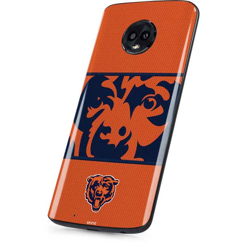 NFL Chicago Bears Zone Block Moto G6 Skin