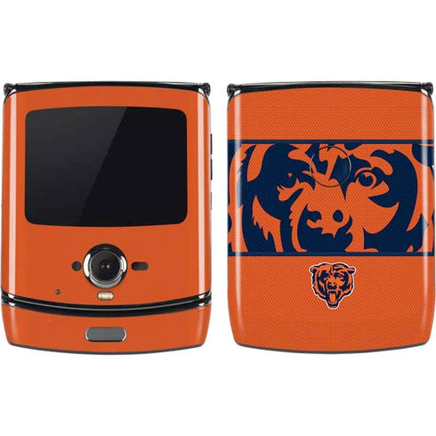 NFL Chicago Bears Zone Block Motorola RAZR Skin