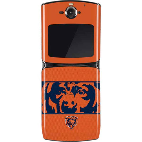 NFL Chicago Bears Zone Block Motorola RAZR Skin