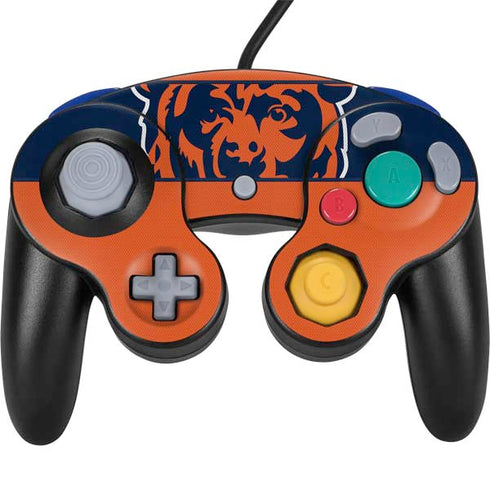 NFL Chicago Bears Zone Block Nintendo GameCube Controller Skin