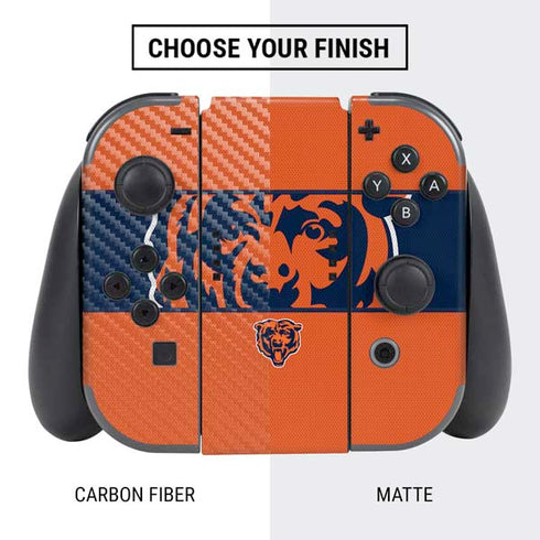 NFL Chicago Bears Zone Block Nintendo Switch Bundle Skin