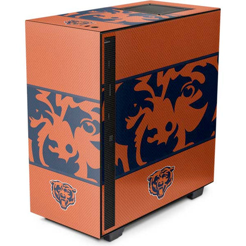 NFL Chicago Bears Zone Block NZXT H510 Compact ATX Mid-Tower Case Skin