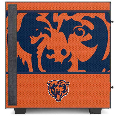 NFL Chicago Bears Zone Block NZXT H510 Compact ATX Mid-Tower Case Skin