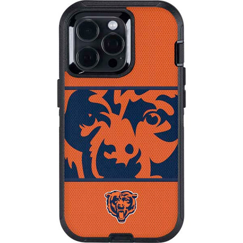 NFL Chicago Bears Zone Block Otterbox Defender iPhone Skin