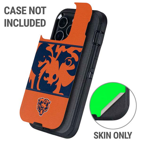 NFL Chicago Bears Zone Block Otterbox Defender iPhone Skin