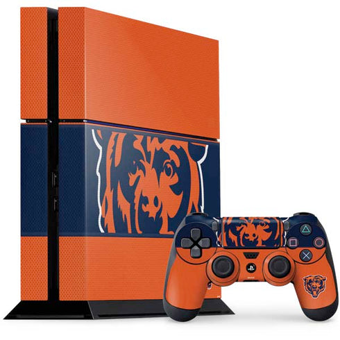 NFL Chicago Bears Zone Block PS4 Console and Controller Bundle Skin