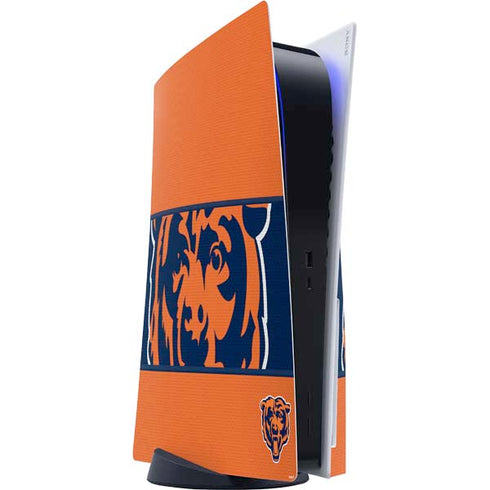 NFL Chicago Bears Zone Block PS5 Console Skin