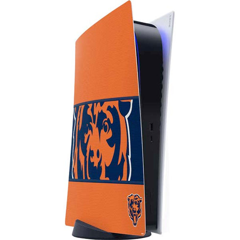NFL Chicago Bears Zone Block PS5 Digital Edition Console Skin