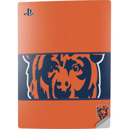 NFL Chicago Bears Zone Block PS5 Digital Edition Console Skin