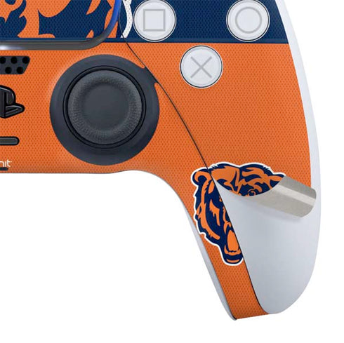 NFL Chicago Bears Zone Block PS5 Controller Skin