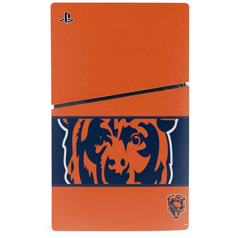 NFL Chicago Bears Zone Block PS5 Slim Disk Console Skin