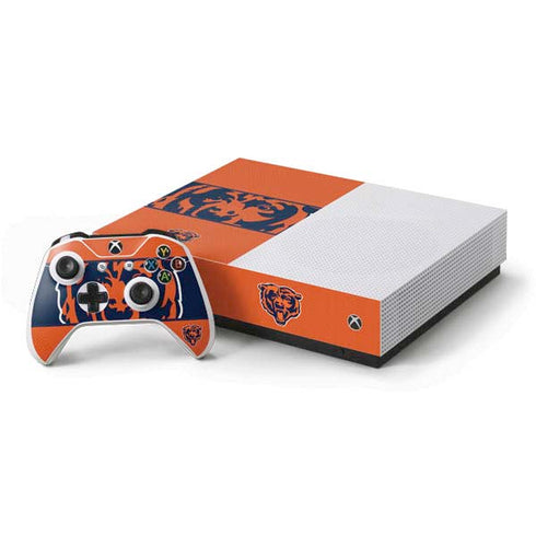 NFL Chicago Bears Zone Block Xbox One S All-Digital Edition Bundle Skin