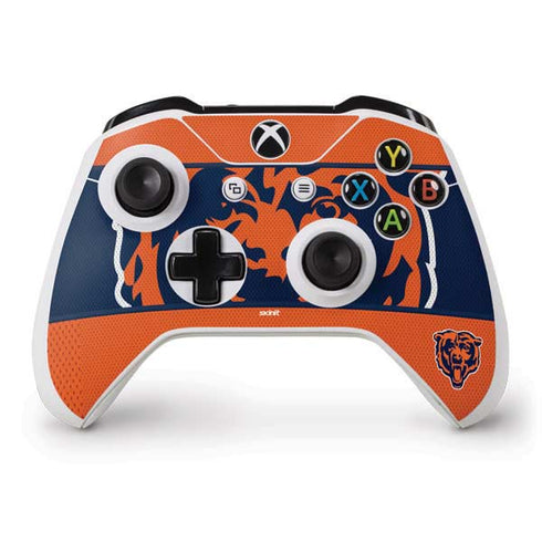 NFL Chicago Bears Zone Block Xbox One S Controller Skin