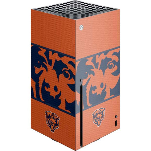 NFL Chicago Bears Zone Block Xbox Series X Console Skin