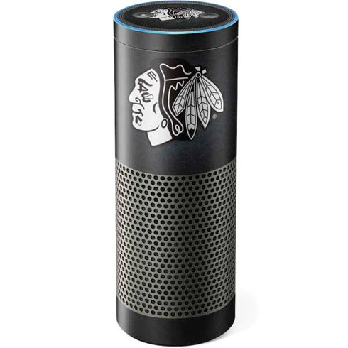 NHL Chicago Blackhawks Black Background Amazon Echo Skin