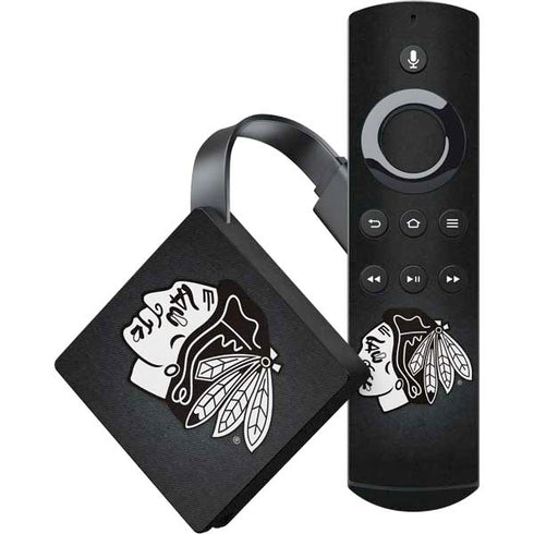 NHL Chicago Blackhawks Black Background Amazon Fire TV Skin