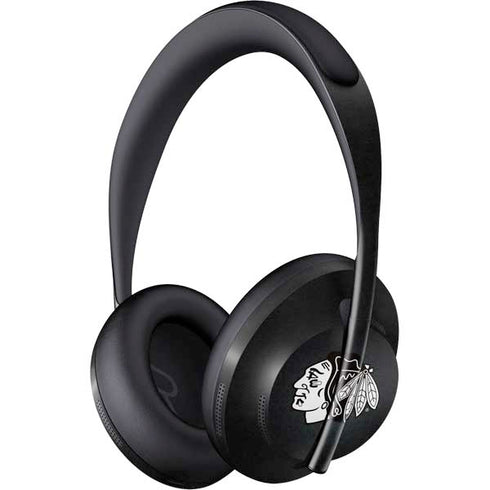 NHL Chicago Blackhawks Black Background Bose Noise Cancelling Headphones 700 Skin