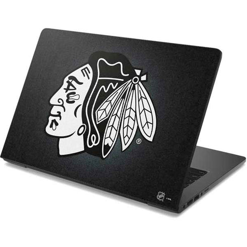 NHL Chicago Blackhawks Black Background Dell Chromebook Skin