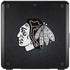 NHL Chicago Blackhawks Black Background Cooler Master MasterBox Q300L Mini Tower Skin