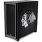 NHL Chicago Blackhawks Black Background Corsair 4000D Tempered Glass Mid-Tower ATX Case Skin