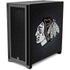 NHL Chicago Blackhawks Black Background Corsair 4000D Tempered Glass Mid-Tower ATX Case Skin
